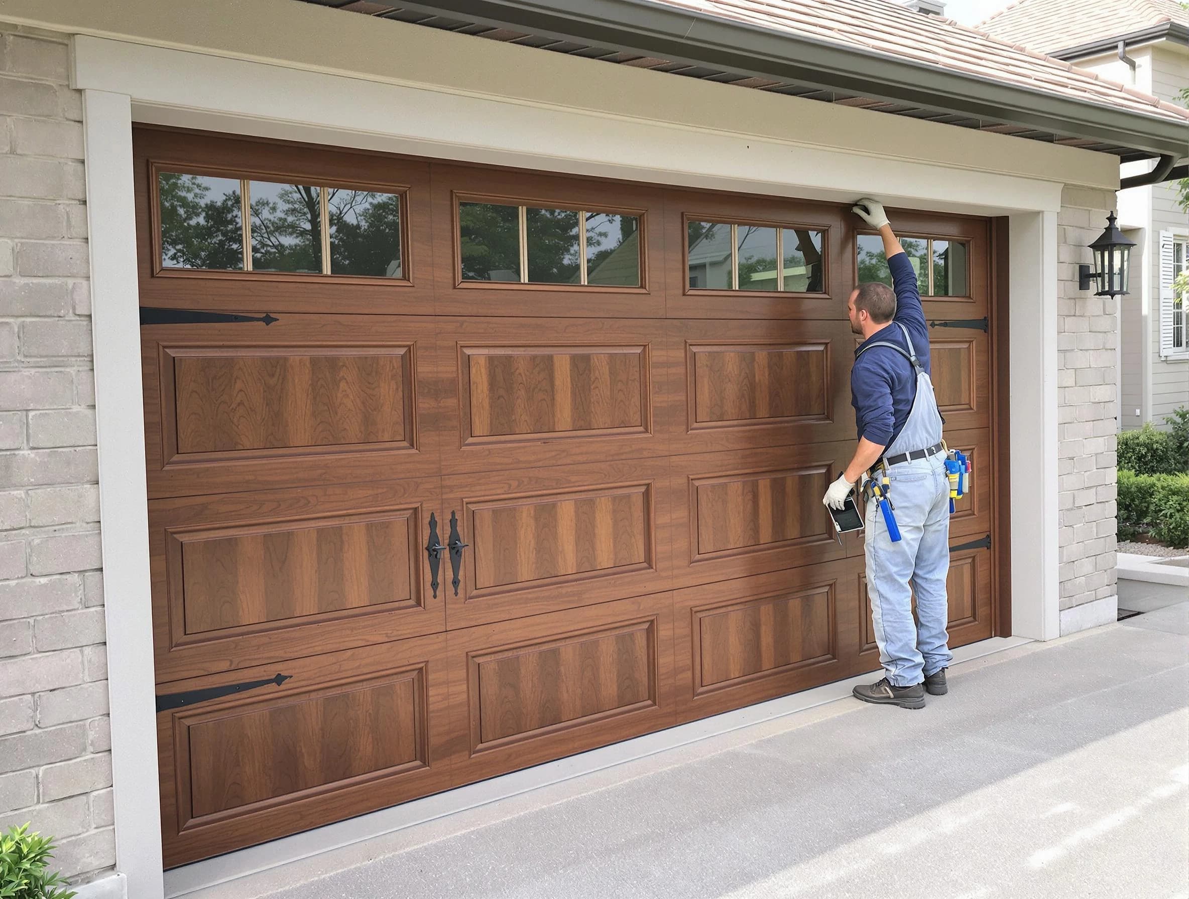 Custom garage door showcase by Sun Lakes Garage Door Repair in Sun Lakes