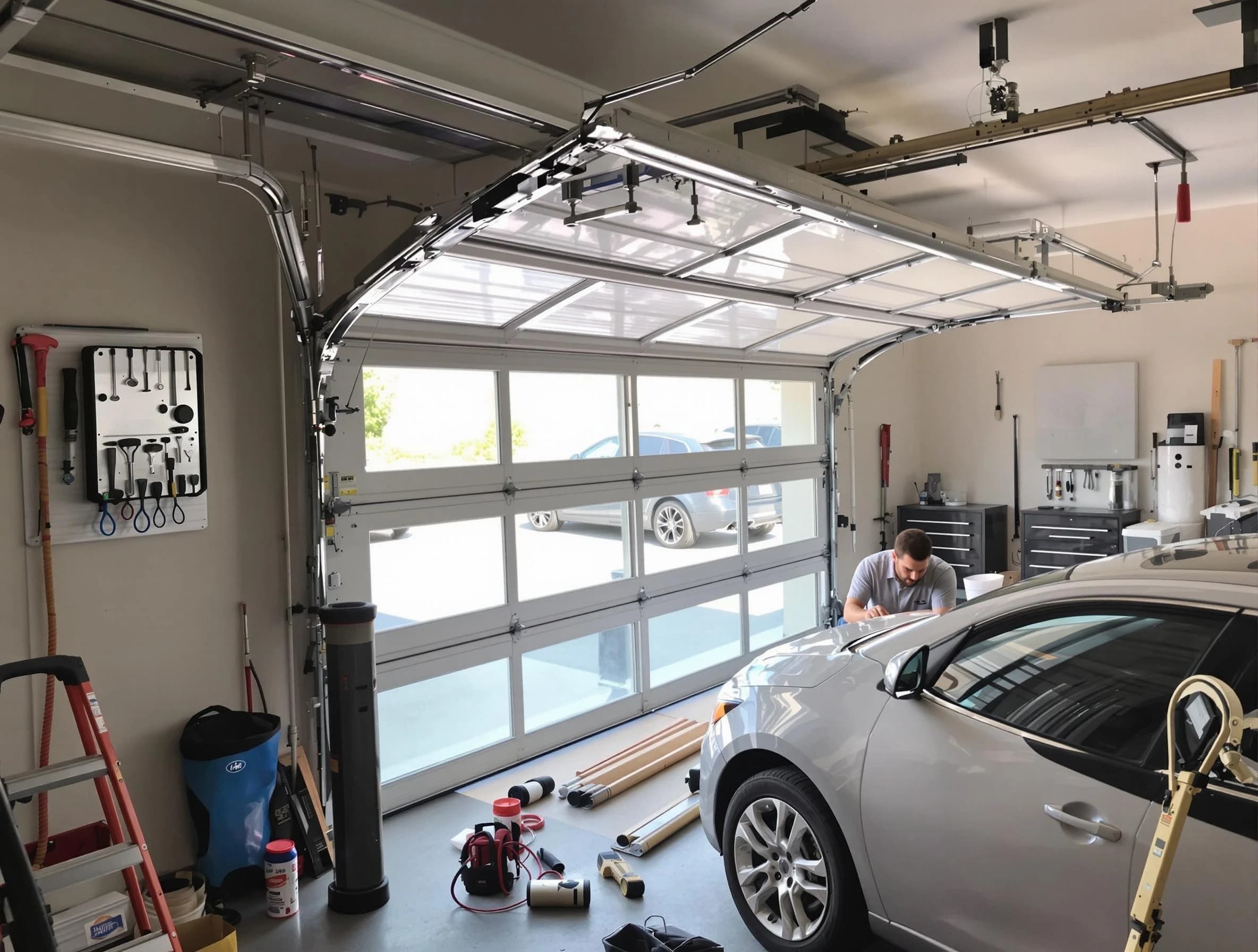 Garage door noise reduction service by Sun Lakes Garage Door Repair in Sun Lakes