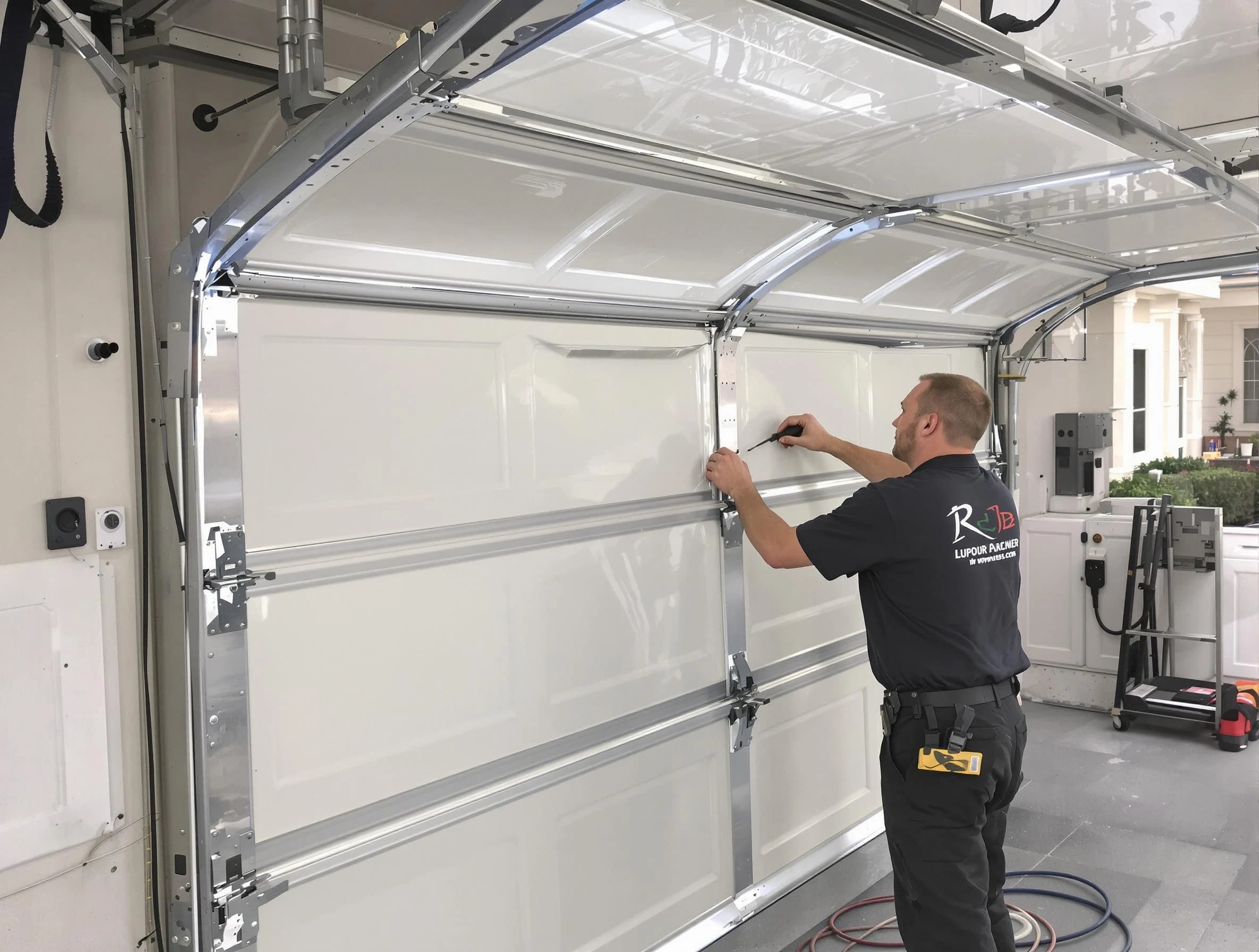 Sun Lakes Garage Door Repair professional performing panel repair in Sun Lakes