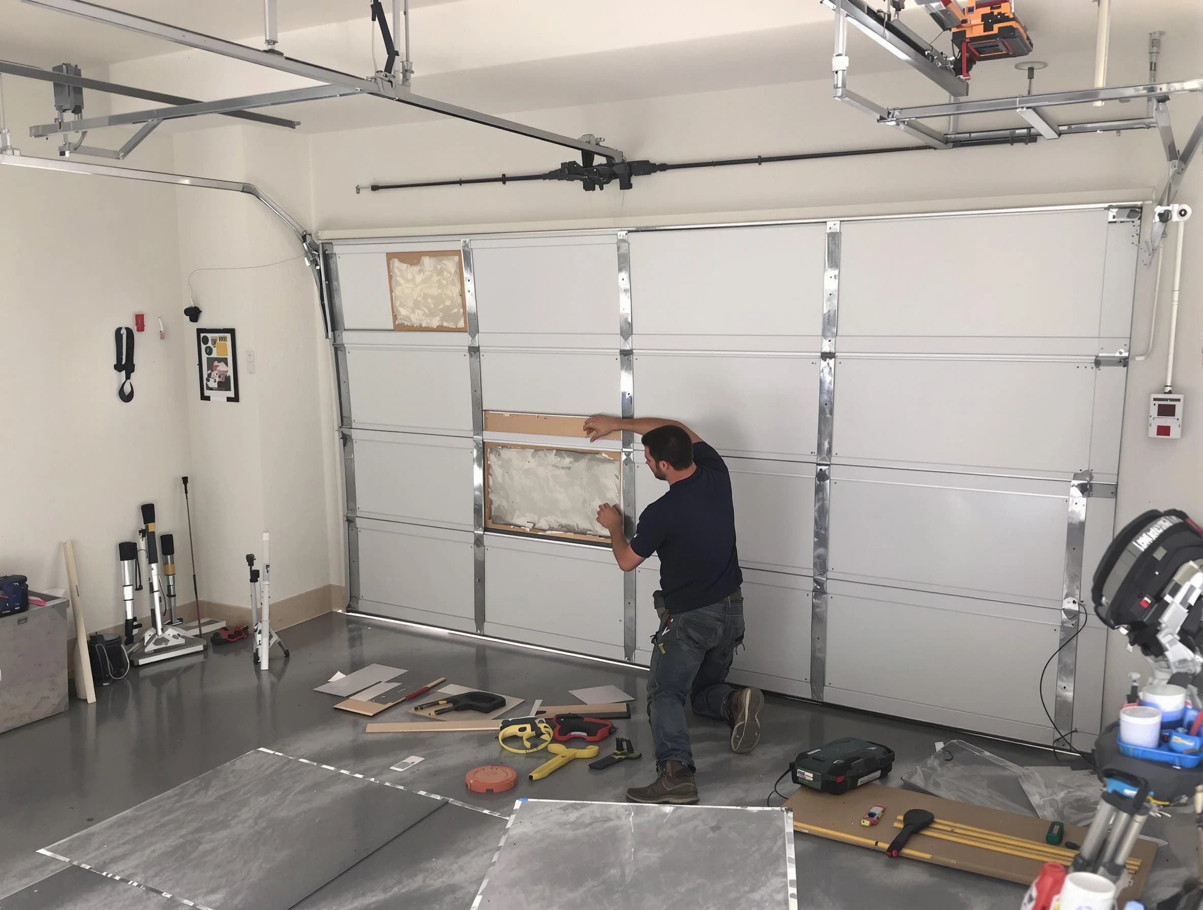 Garage Door Panel Repair in Sun Lakes