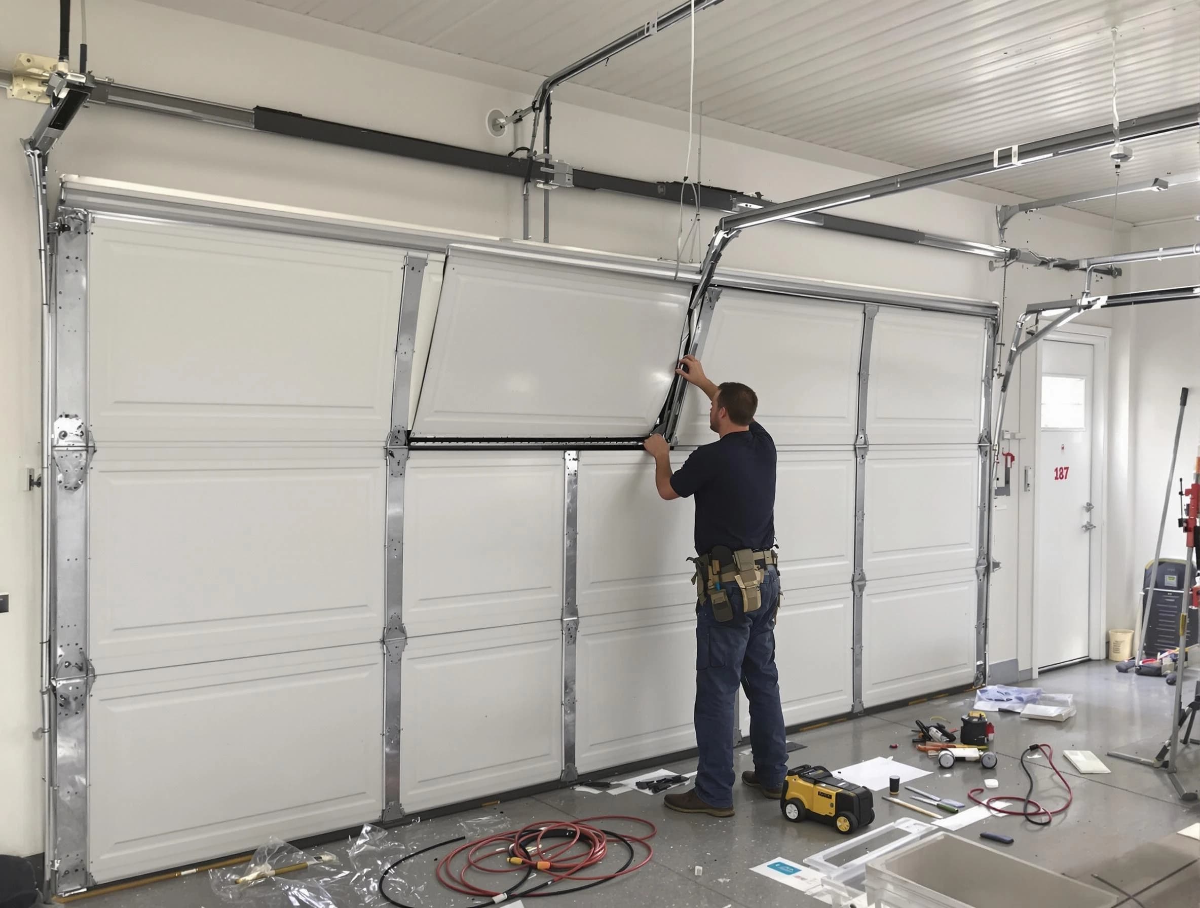 Garage Door Section Replacement in Sun Lakes